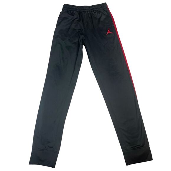 Jordan Other - Jordan Boys Jogger Sweatpants Black/Red Youth XL Pockets Drawstring Casual